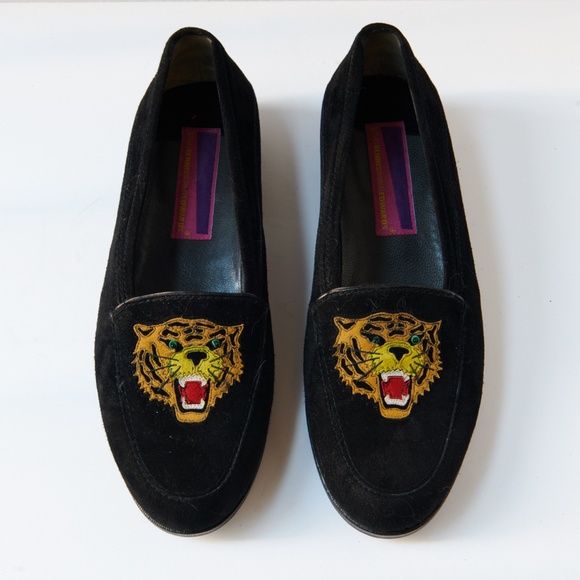 80s - SUSAN BENNIS - WARREN EDWARDS - Loafer - Men\'s - 10 - BLK Suede main image 4